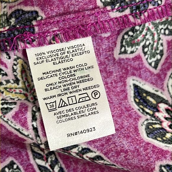 NWT Ann Taylor Loft Ruffle Midi Halter Dress Purple Floral Size 4 - Picture 12 of 12